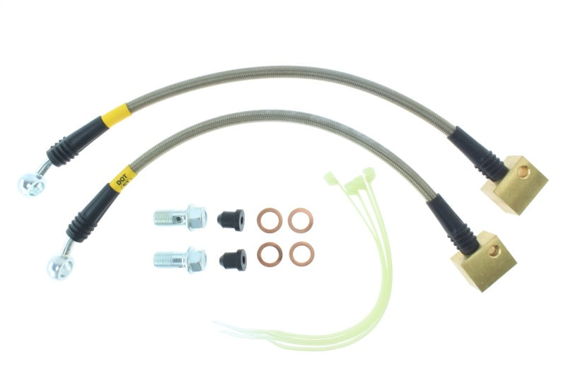 STOPTECH 06-09 CHEVY TRAILBLAZER STAINLESS STEEL REAR BRAKE LINES, 950.62508 - eliteracefab.com