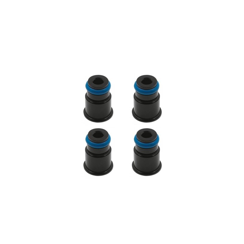 BLOX Racing 11mm Adapter Top (1/2in) w/Viton O-Ring & Retaining Clip (Set of 4) BLOX Racing