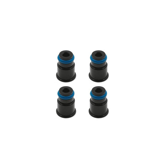 BLOX Racing 11mm Adapter Top (1/2in) w/Viton O-Ring & Retaining Clip (Set of 4) BLOX Racing