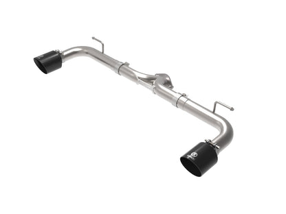 aFe Takeda 2-1/2in 304 SS Axle-Back Exhaust w/ Black Tip 14-18 Mazda 3 L4 2.0L/2.5L aFe