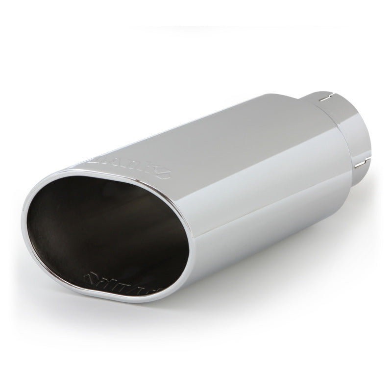 Banks Power Tailpipe Tip Kit - SS Obround Slash Cut - Chrome - 4in Tube - 5in X 6in X 14in Banks Power