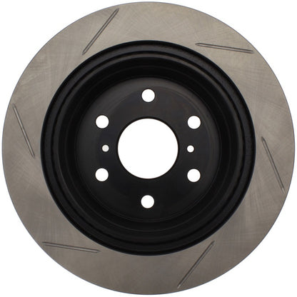 StopTech PowerSlot Chevy Avalanche/Silverado/Suburban/Tahoe / GMC Yukon Right Slotted Rear Rotor - eliteracefab.com