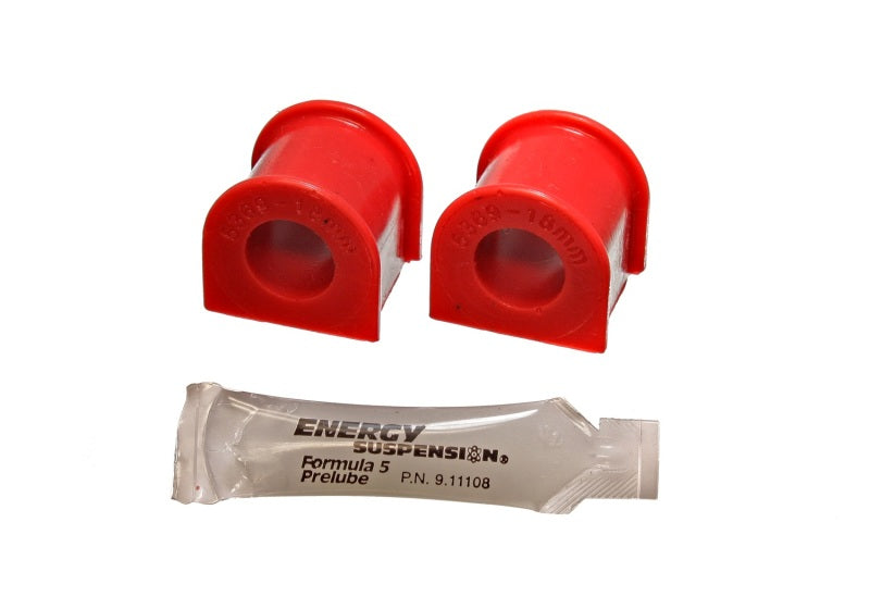 Energy Suspension 88-91 Honda Civic/CRX Red 18mm Front Sway Bar Bushings - eliteracefab.com