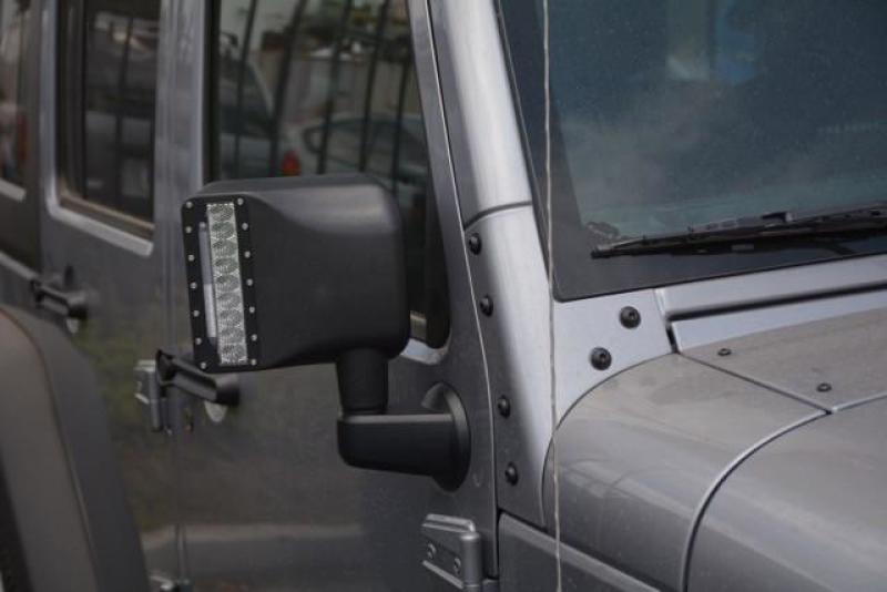 DV8 Offroad 07-18 Jeep Wrangler JK LED Mirror Housing w/ Turn Signal Option - eliteracefab.com