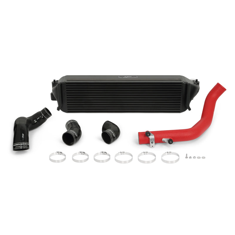 Mishimoto 2017+ Honda Civic Type R Intercooler Kit - Black Intercooler Red Pipes - eliteracefab.com