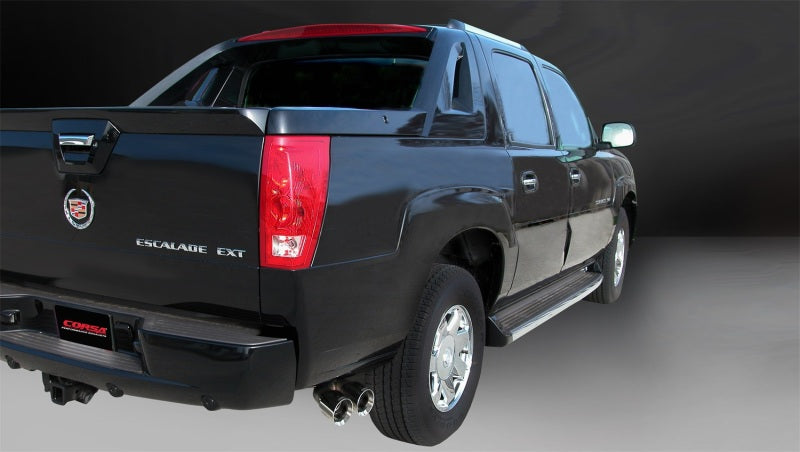 Corsa 02-06 Cadillac Escalade ESV 6.0L V8 Polished Sport Cat-Back Exhaust - eliteracefab.com