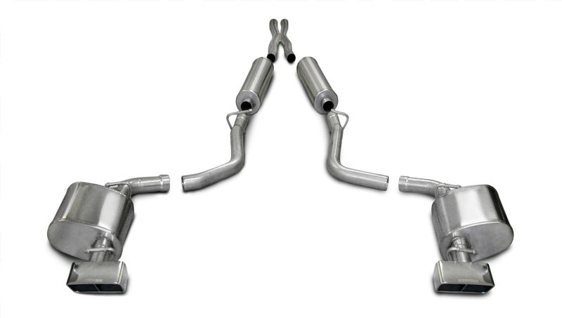 Corsa 09-10 Dodge Challenger R/T 5.7L V8 Auto Polished Xtreme Cat-Back Exhaust CORSA Performance