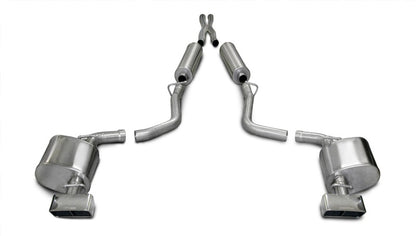 Corsa 09-10 Dodge Challenger R/T 5.7L V8 Auto Polished Xtreme Cat-Back Exhaust CORSA Performance
