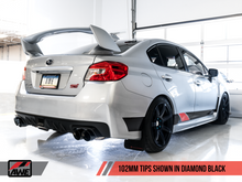 Load image into Gallery viewer, AWE Tuning Subaru STI VA / WRX GV / STI GV Sedan Touring Edition Exhaust - Diamond Black Tip (102mm) - eliteracefab.com