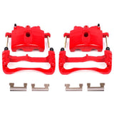 Power Stop 00-04 Cadillac DeVille Front Red Calipers w/Brackets - Pair