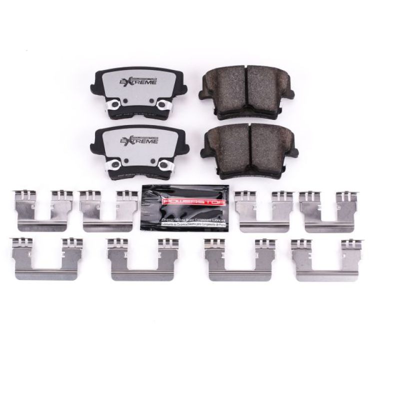 Power Stop 05-19 Chrysler 300 Rear Z26 Extreme Street Brake Pads w/Hardware - eliteracefab.com