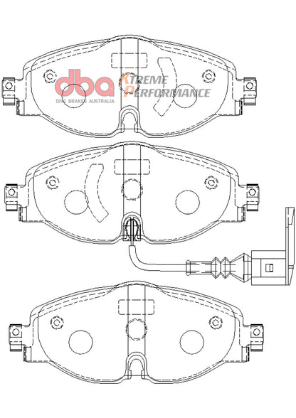 DBA Extreme Performance Front Brake Pads - DB2383XP DBA