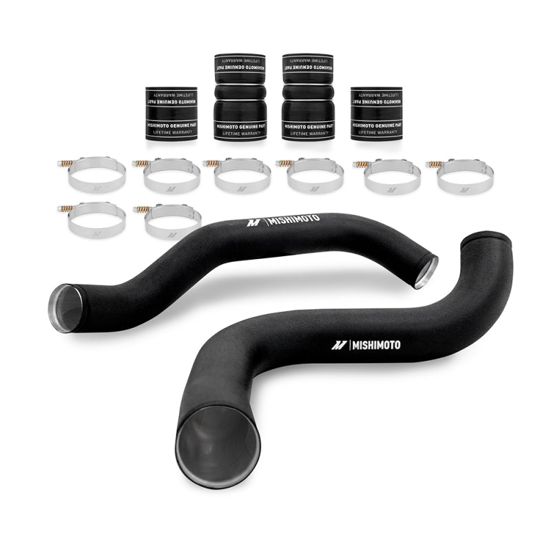 Mishimoto 99-03 Ford 7.3L Powerstroke PSD Black Intercooler Kit w/ Black Pipes - eliteracefab.com