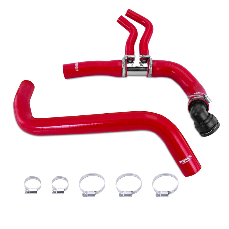 Mishimoto 11-14 Ford F-150 3.5L EcoBoost / 2.7L V6 Silicone Coolant Hose Kit - Red - eliteracefab.com