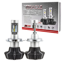 Load image into Gallery viewer, Oracle H4 4000 Lumen LED Headlight Bulbs (Pair) - 6000K - eliteracefab.com