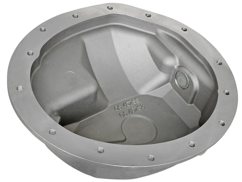 afe Front Differential Cover (Raw; Street Series); Dodge Diesel Trucks 03-12 L6-5.9/6.7L (td) - eliteracefab.com