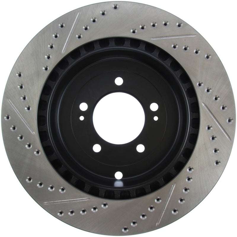 StopTech Slotted & Drilled Sport Brake Rotor - eliteracefab.com