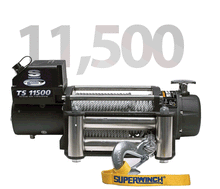 Load image into Gallery viewer, Superwinch 11500 LBS 12 VDC 3/8in x 84ft Steel Rope Tiger Shark 11500 Winch - eliteracefab.com