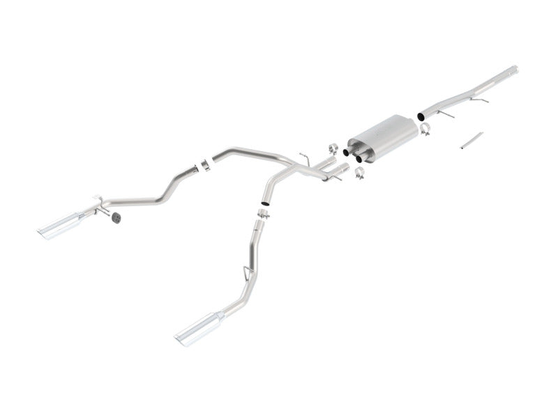 Borla 09-12 GMC Sierra 1500 / 09-12 Chevrolet Silverado 1500 SS Catback Exhaust - eliteracefab.com