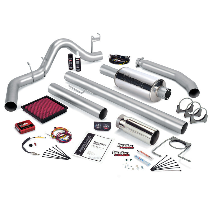 Banks Power 02 Dodge 5.9L 235Hp Ext Cab Stinger System - SS Single Exhaust w/ Chrome Tip Banks Power