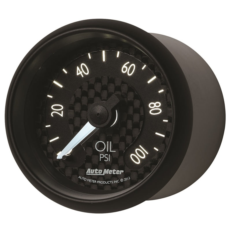 Autometer GT Series 52mm Mechanical 0-100 psi Oil Pressure Gauge 8021