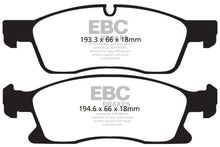 Load image into Gallery viewer, EBC 11+ Dodge Durango 3.6 Yellowstuff Front Brake Pads - eliteracefab.com