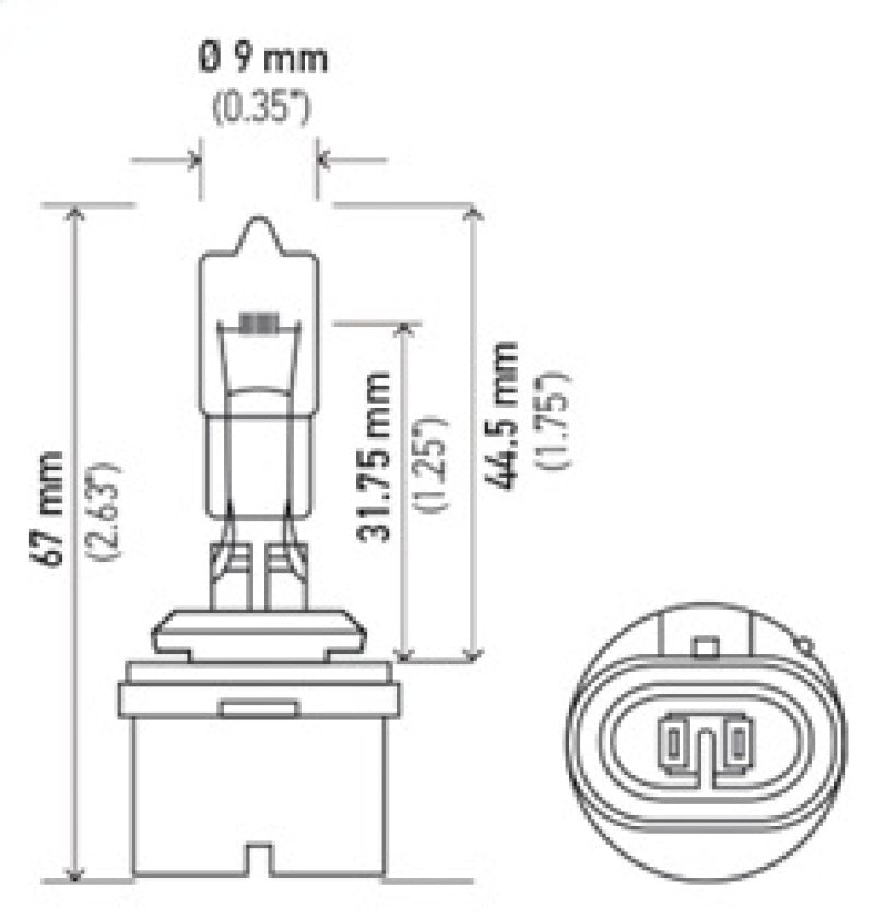 Hella Bulb 885 12V 50W PG13 T3.25