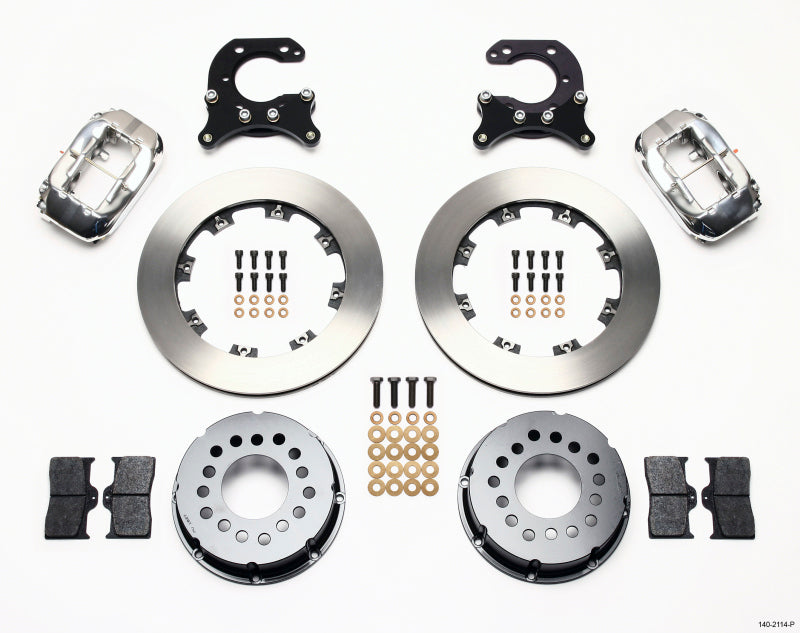 Wilwood Forged Dynalite P/S Rear Kit Polished Big Ford 2.54in Offset Wilwood
