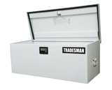 Tradesman Steel Job Site Box/Chest (Light Duty/Large) (42.75in.) - White