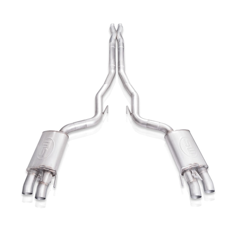 Stainless Works 2015+ Ford Shelby GT350 Redline Factory Connect X-Pipe Catback Exhaust w/Valves Stainless Works