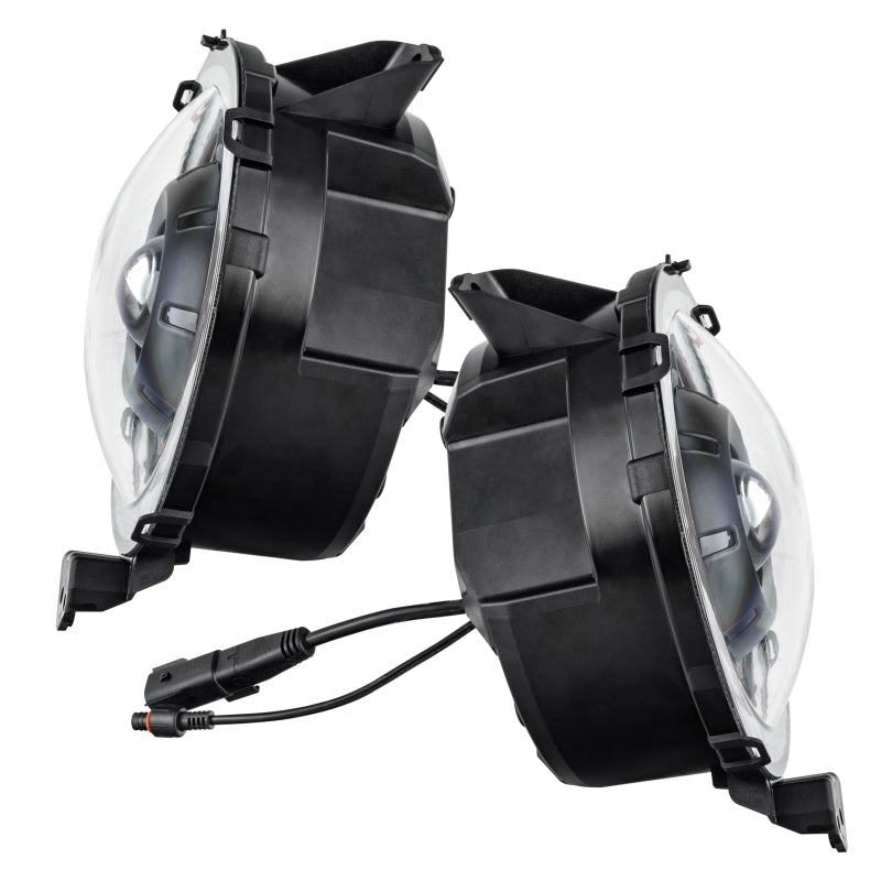 Oracle Oculus Bi-LED Projector Headlights for Jeep JL/Gladiator JT - Graphite Metallic - 5500K - eliteracefab.com