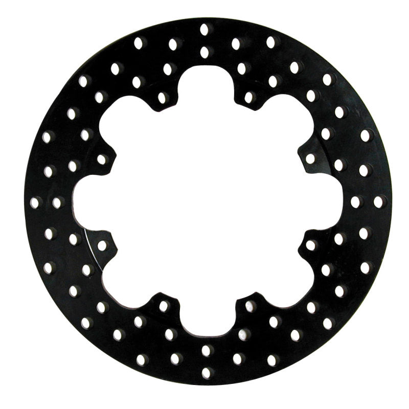Wilwood Rotor-Steel-Rear Drag-Drilled 11.44 x .350 - 8 on 7.00in - eliteracefab.com