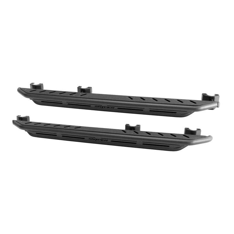 Westin/Snyper 07-17 Jeep Wrangler Unlimited Triple Tube Rock Rail Steps - Textured Black - eliteracefab.com