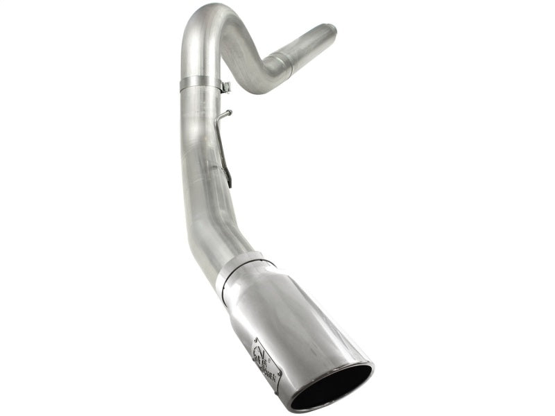 aFe MACHForce XP 5in DPF-Back Stainless Steel Exh Sys, polished tip,Ford Diesel Trucks 08-10 V8-6.4L aFe