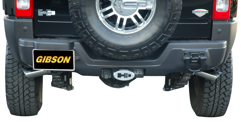 Gibson 08-10 Hummer H3 Alpha 5.3L 2.5in Cat-Back Dual Extreme Exhaust - Stainless Gibson