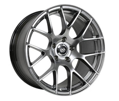 Enkei Raijin 18x8 45mm Offset 5x114.3 Bolt Pattern 72.6 Bore Dia Hyper Silver Wheel - eliteracefab.com