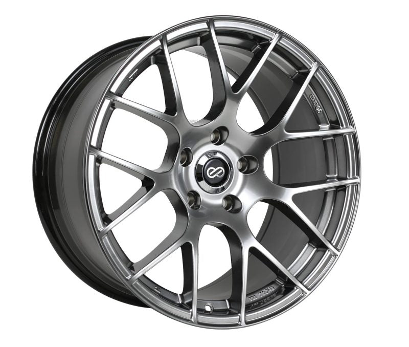 Enkei Raijin 18x8 35mm Offset 5x100 Bolt Pattern Hyper Silver Wheel - eliteracefab.com
