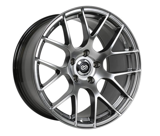 Enkei Raijin 18x8.5 35mm Offset 5x114.3 Bolt Pattern 72.6 Bore Diameter Hyper Silver Wheel - eliteracefab.com