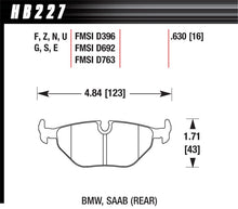 Load image into Gallery viewer, Hawk 92-95 BMW 325iS HT-10 Race Rear Brake Pads - eliteracefab.com