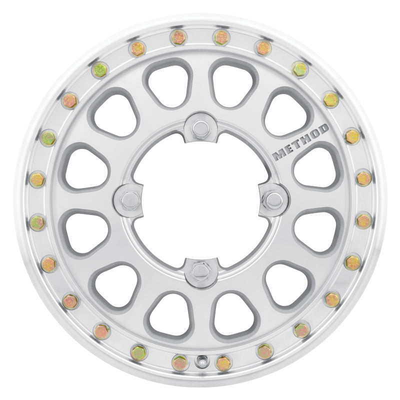 Method MR401-R UTV Beadlock 15x5 5+0/+46mm Offset 4x156 127mm CB Raw Machined w/BH-H24155 Wheel - eliteracefab.com