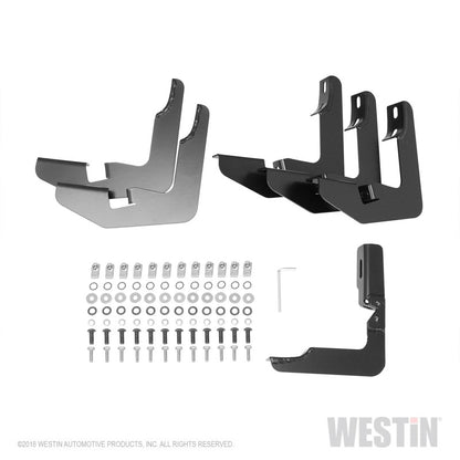 Westin 2019 Ram 1500 Crew Cab (Excl. 2019 Ram 1500 Classic) PRO TRAXX 5 Oval Nerf Step Bars - Black - eliteracefab.com