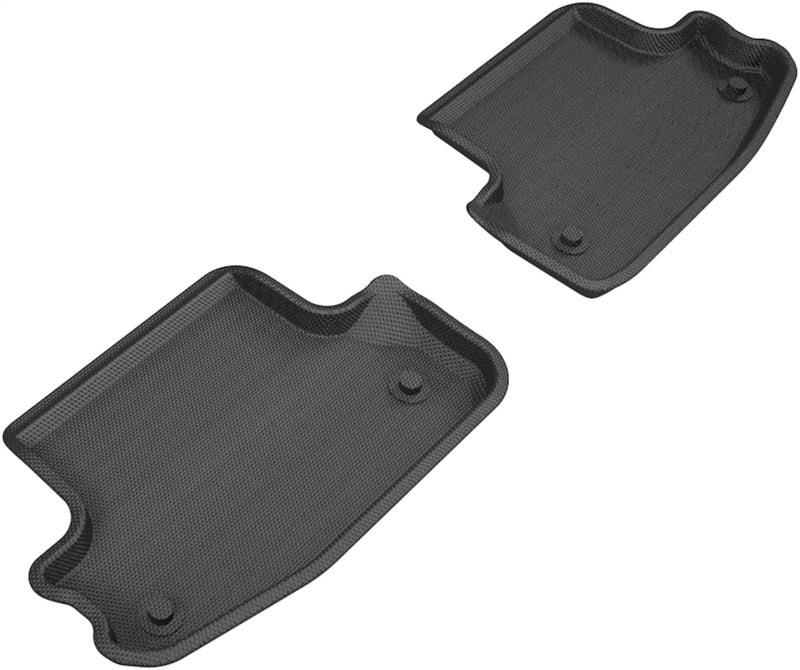 3D MAXpider L1AD04921509 18-20 Audi A5 Coupe / S5 Coupe Kagu 2nd Row Floormats - Black