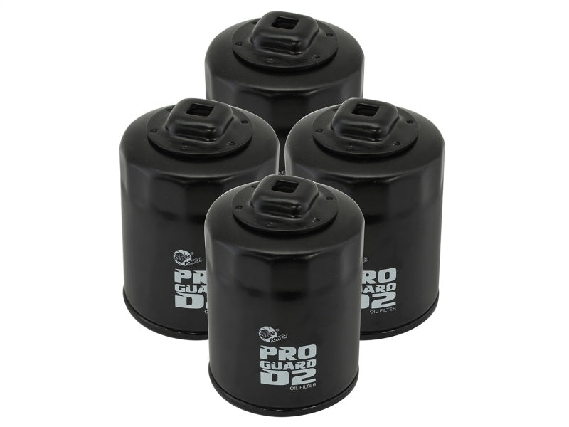 aFe Pro GUARD D2 Oil Filter 99-14 Nissan Trucks / 01-15 Honda Cars (4 Pack) - eliteracefab.com