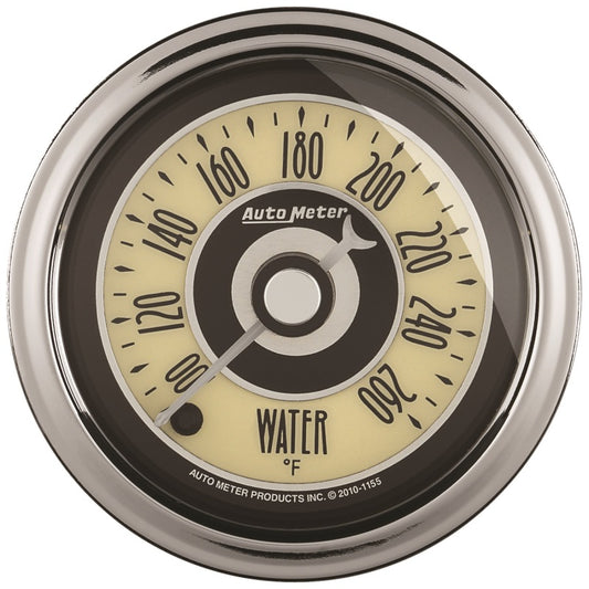 Autometer Cruiser Ad 2-1/16in Full Sweep Electric 100-260 Deg F Water Temperture Gauge 1154
