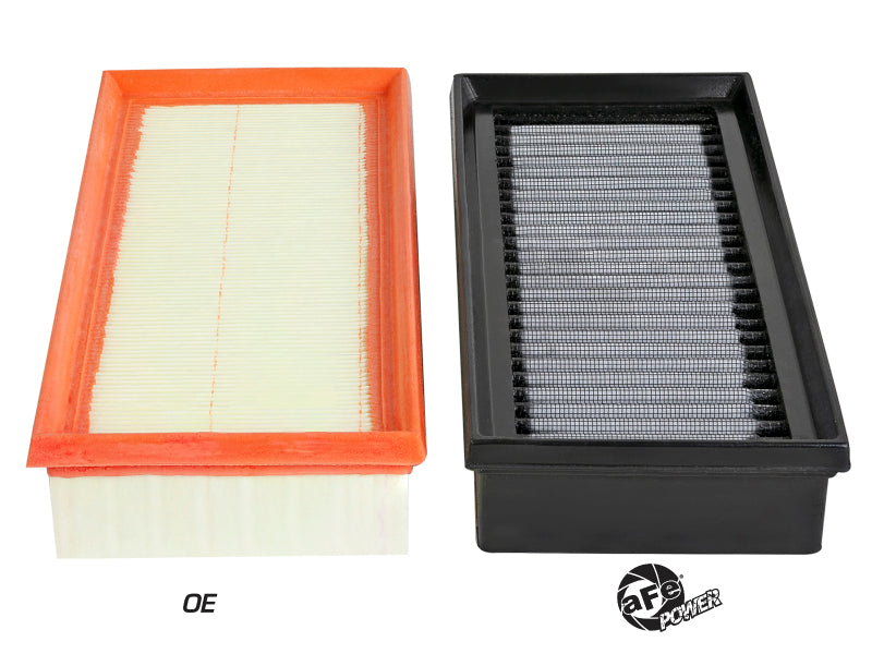 aFe Magnum FLOW Pro DRY S OE Replacement Filter 15-19 Mercedes C63 AMG 4.0L TT (Pair) - eliteracefab.com