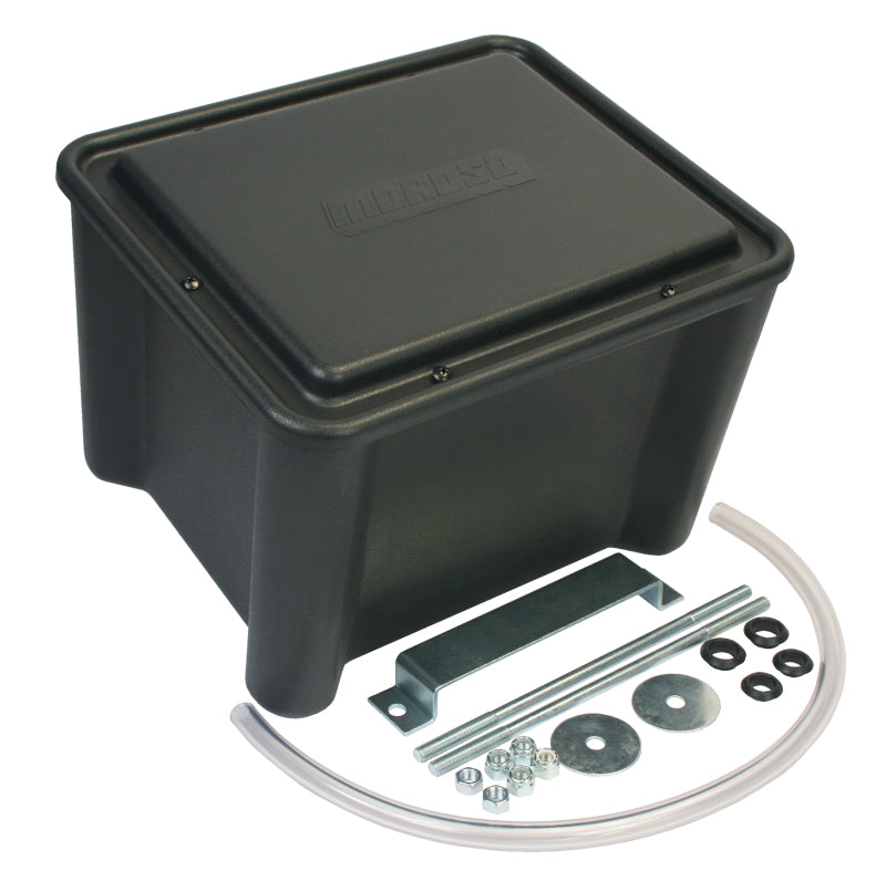 Moroso Sealed Battery Box Black w/Mounting Hardware - Black - eliteracefab.com