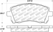 Load image into Gallery viewer, StopTech Street Touring 02-03 WRX Front Brake Pads - eliteracefab.com