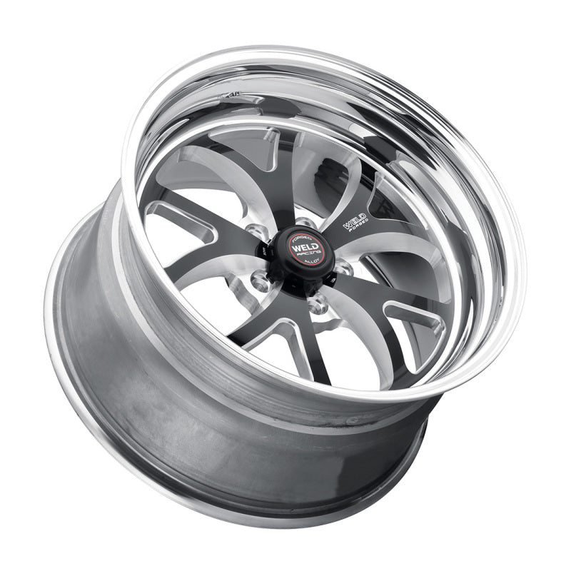 Weld S76 15x11 / 5x115 BP / 6.5in BS Black Wheel - Non-Beadlock