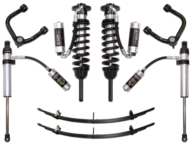 ICON 05-15 Toyota Tacoma 0-3.5in/2016+ Toyota Tacoma 0-2.75in Stg 6 Suspension System w/Tubular Uca - eliteracefab.com