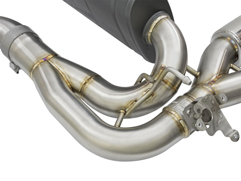 aFe MACHForce XP 3in - 2 1/2in Axle Back 304SS Exhaust w/ Polished Tips 16-17 BMW M2 (f87) aFe